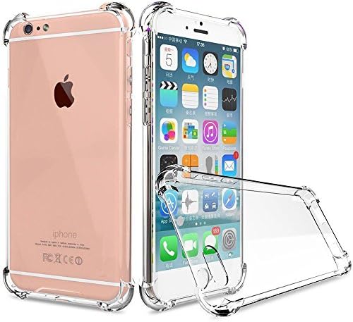iPhone 6s Plus Case, iPhone 6 Plus case, MoboZx | Hybrid Series | Crystal Clear | PC + Reinforced TPU | Protective Slim Scratch-Resistant Advanced Shock-Proof TPU Bumper For iPhone 6/6S Plus (Clear)