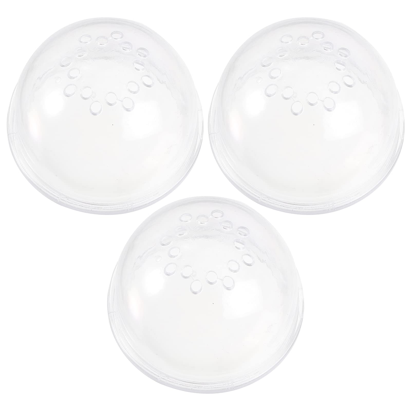 VILLCASE 3PCS Hamster Cage Tunnels Plugs, DIY Plastic Stopper End Cap Hamster Cage External Plugs Pet Tube Toys Cage Baffle Accessories with Ventilated Holes (Random Color)