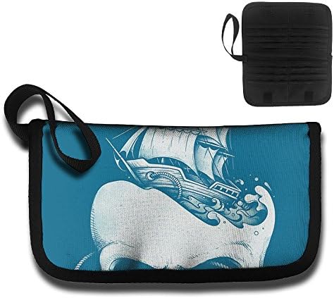 Sailing On Skull Card Case Travel Passport Wallet Waterproof Holder File Bag