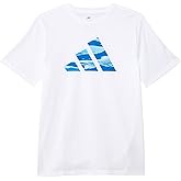 adidas Boys Short Sleeve Cotton Camo Bos Logo T-Shirt