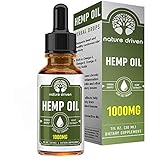 Hemp Oil Extract (1000MG) :: Premium Drops :: Delicious Peppermint Flavor :: Promotes Relaxation :: Contains Omega 3 and 6 Fatty Acids :: Nature Driven