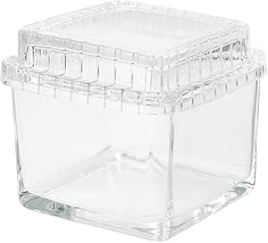 IKEA Sammanhang Caja de cristal con tapa de cristal ...