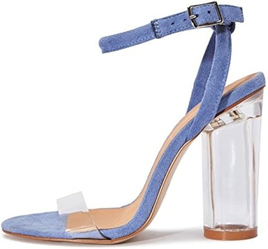 pale blue high heels