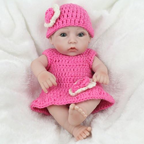 Lukalook Realike Baby Doll Handmade Reborn Silicone Body Dolls Newborn Soft Toys Gift