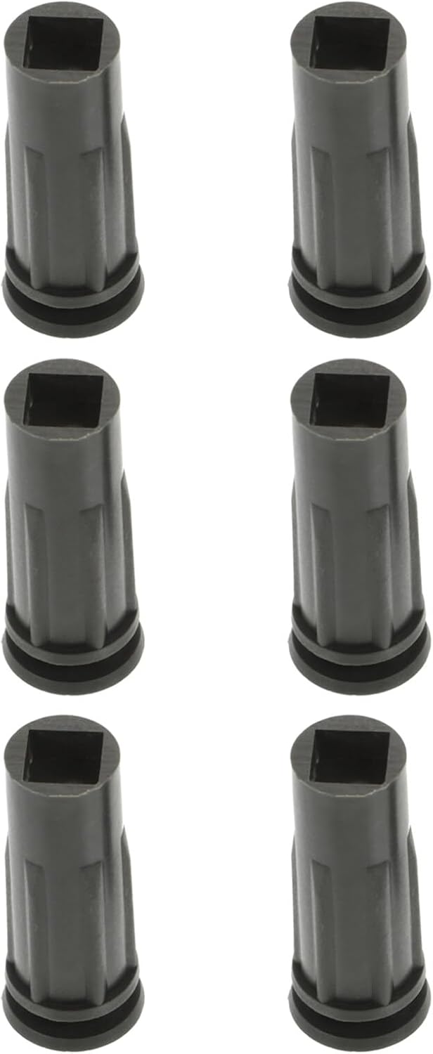 Tree Stands - MAGICLULU 6pcs Christmas Tree Plastic Base Christmas Tree Standing Base Xmas Tree Bottom Holders for Christmas Tree Stationary (Black)