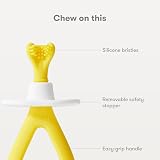 Frida Baby Training Toothbrush 6-18 Months Soft Triple-Angle Bristles Easy-Grip view 4