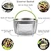 Springform Pan 4 Inch, Mini Cheesecake Pans Removable Bottom Cake Pans for Instant Pot 3 QT (8 inch)