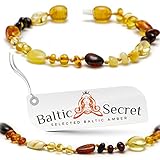 Amber Teething Bracelet or Anklet 13.5/5.3-MLT.P.MX