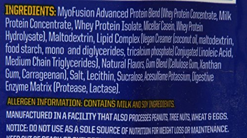 Gaspari Nutrition Myofusion Advanced Protein, Vanilla Ice Cream, 2 Pound