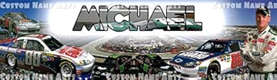Personalized Nascar Dale Earnhardt Banner Birthday Poster Custom Name Painting