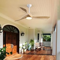 Sofucor 52 inch Ceiling Fans with Lights, Solid