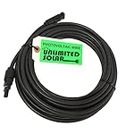 Unlimited Solar 80FT Solar Extension Cable with MC4, 10AWG, 600V, UL Listed