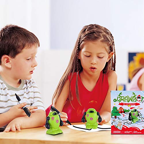 Kidswon Drawbot Inductive Robot Follow Black Line Educational Toys 