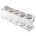 mDesign Plastic Kitchen Organizer - Storage Holder Bin with Handles for Pantry, Cupboard, Cabinet, Fridge/Freezer, Shelves, and Counter - Holds Canned Food, Snacks - Clear