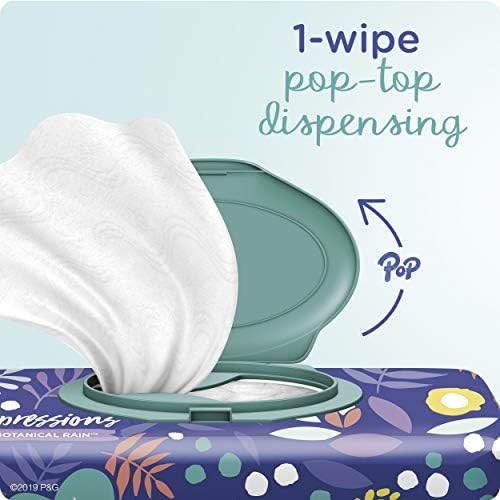 pampers expressions botanical rain baby wipes