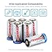 Tenergy 3V RCR123A Rechargeable Li-ion Batteries Protected 6 Pcs with 2 -Slot Smart Battery Charger