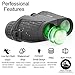 Baufut 12x25 Compact Binoculars for Adults Kids with Low Light Night Vision,Rotatable Eyepiece High Power Waterproof Lightweight Binoculars for Bird Watching Hunting Traveling Hiking Concerts