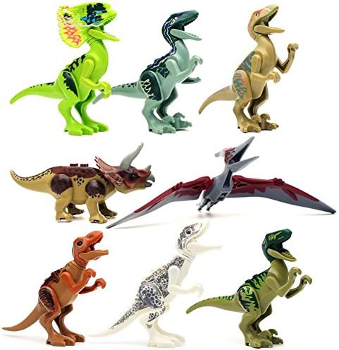 SweetToy 8pcs/lot Dinosaurs of Jurassic Park World Mini Figure movie Kid Baby Toy Building Blocks Sets Model Toys Minifigures Brick