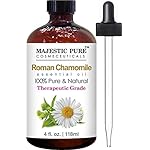 Majestic Pure Roman Chamomile Essential Oil,Therapeutic Grade, 4 Fl. Oz