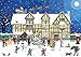 Traditional Advent Calendar - Alison Gardiner Shakespeare’s Birthplace Design - Paper Holiday Countdown Calendar - Large 11.7x16.5 Inches