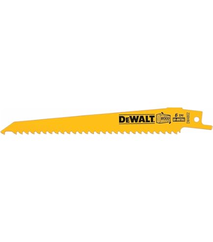 Diablo Demo Demon Reciprocating Saw Blades - 6 Inch Carbide Teeth For Nail-Embedded Wood