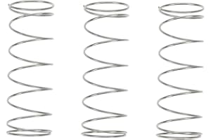 OFFSCH Trumpet Button Supplies 3pcs Stainless Steel Springs Compatible Euphonium and Tenor Horn Musical Acc
