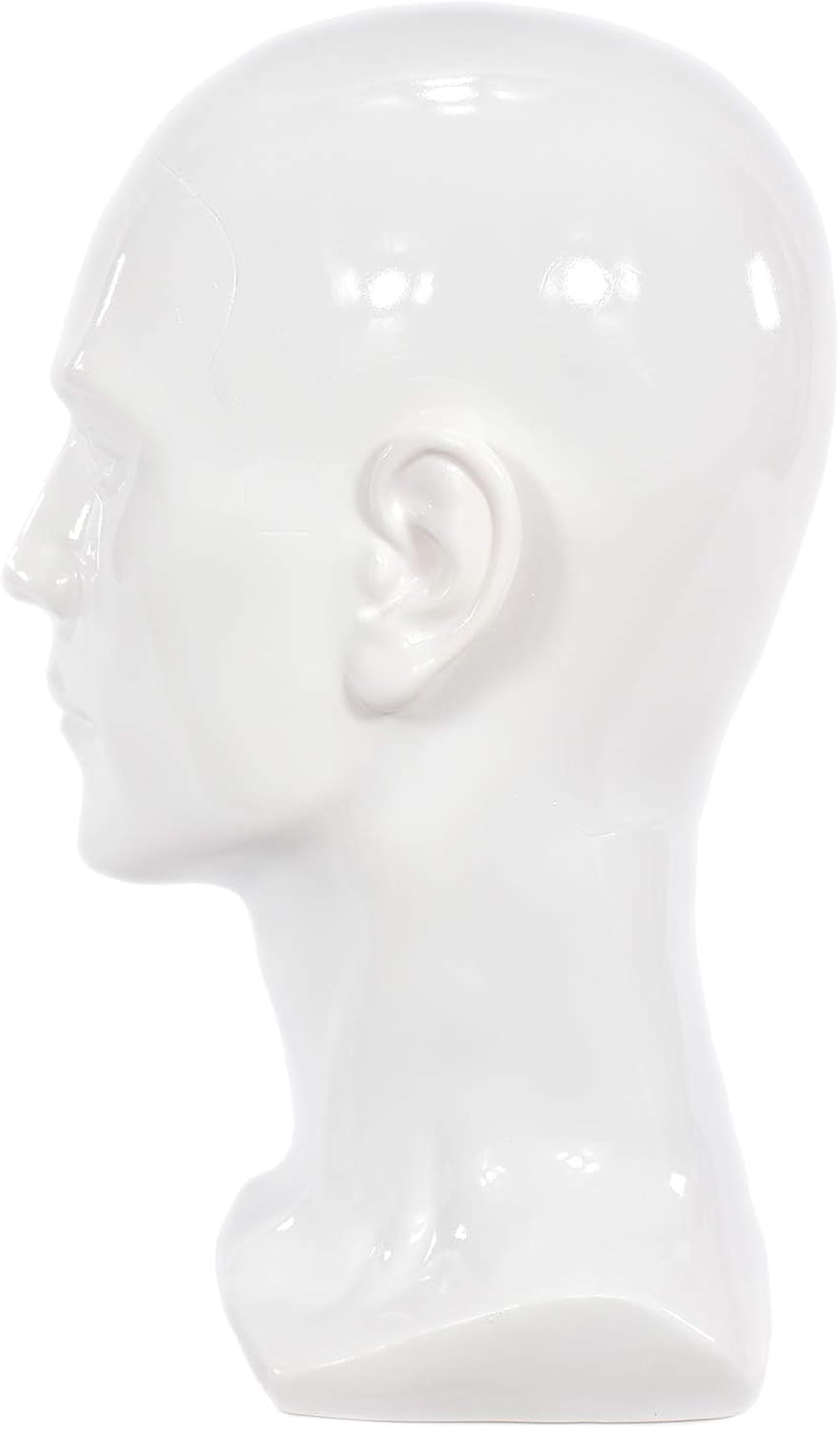 dailymall PVC Homme Mannequin Head Mannequin Homme pour Écharpe Chapeau