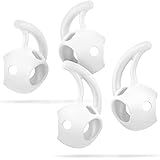 Spigen TEKA RA200 Airpods Earhooks Cover for Apple Airpods Earphones Headphones Earbuds (2 pairs- Large & Small) Patent Pending - White