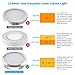 LE LED Under Cabinet Lighting Kit, 510lm Puck Lights, 3000K Warm White, Under Counter Lighting, Stick On Lights, for Kitchen, Closet Lights, Set of 3