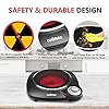 CUSIMAX-Portable-Electric-Hob-1200W-Electric-Infrared-Single-Burner-for-Kitchen-Camping-RV-Office-Ceramic-Glass-Single-Hot-Plates-for-Warming-Boiling-Frying-Simmering-Stainless-Steel-Black Cusimax CMIP-B112 Portable Hot Plate, Hot Plates for Cooking, Single Ceramic Hob, Black Stainless Steel, 1200W Electric…