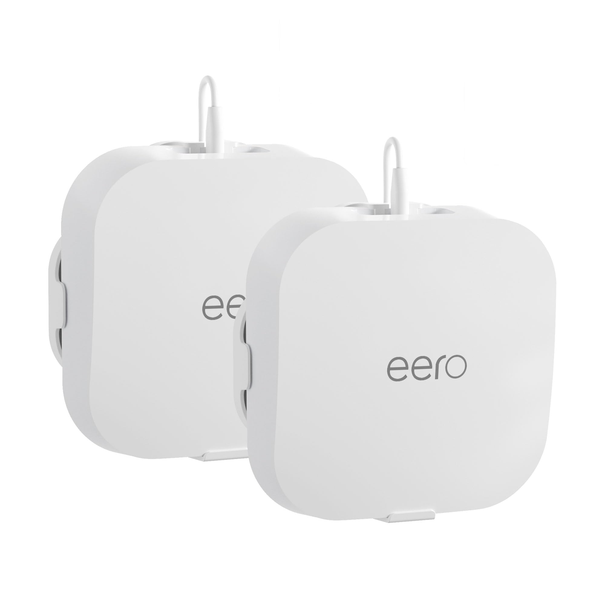 HomeMount Professional Wall Mount Bracket for eero Pro 6/Pro 6e, Secure Screw-In eero Wall Mount with 360° Signal Boost, Hidden Cable Management, Easy Device Removal (2-Pack)