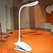 BOYON Portable Clamp on Touch LED Desk Lamp LED Reading Lamp - Computer Keyboard Partner - Brightness Adjusted Minimalist Style USB-Powered