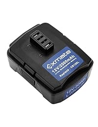 Exmate - Batería de repuesto para Ryobi CB120L, CB121L, 130503001, 130503005, BPL-1220, L1212R (no compatible con CB120N)