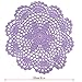 YoCosii 6pcs Doilies Cloth Lace Crochet Doilies Doilies for Tables Table Place Mats Placemats for Kitchen Coasters Doilies Round Handmade Crochet Cotton Lace Glass Bowl Dish Dining Table Mats 8 Inch