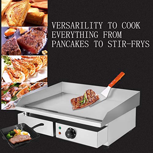 Electric Countertop Griddle Grill 1500W 110V Electric Countertop Flat