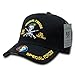 Rapiddominance Green Beret Special Ops Deluxe Military Cap, Black