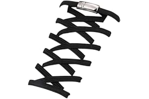 Neo-wows No Tie Elastic Shoelaces, Tieless Shoe Laces for Sneakers - One Size Fits All Adult