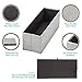 Creative Scents Underwear Drawer Organizer Divider - Set of 3 - Strong Fabric Foldable Closet Dresser Storage Baskets for Socks, Ties, Scarves, Tshirt and Baby Clothes & Mens Cloth (Gray)