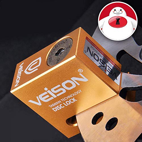 Ya-tube VEISON Motorcycle Disc Brake Lock, Intelligent Control Alarm Anti-Theft Waterproof Alarm Disc Lock Bullet Lock Core Design - Thumbnail 3