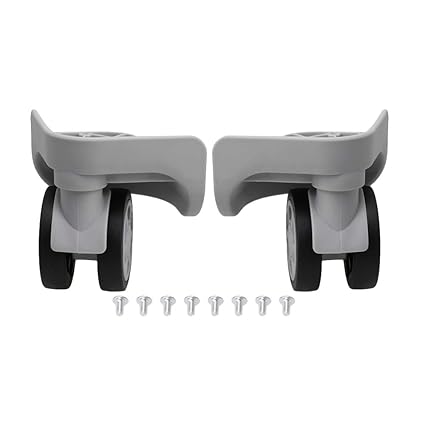 Yibuy 2 x Koffer-Rollen Ersatzrollen 5,7 cm Durchmesser W235