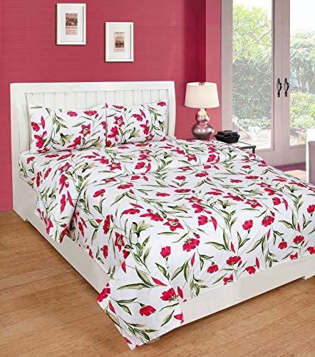 bedsheets by Decorista|Double bedsheets Cotton|bedsheets with Pillow Cover Combo|bedsheets Plain bedsheet in 70% Discount| 5d bedsheets| with 2 Pillow Covers …