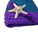 M&G House Newborn Photography Prop Outfits Girl Mermaid Tail Baby Photo Props Mermaid Outfit Crochet Knitted Mermaid Costume Baby Photoshoot Props Halloween Costume Photography Props(Purple&Royalblue)