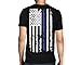 Mens Thin Blue Line American Flag T-shirt