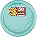Robin's Egg Blue Round Paper Plates - 8.5