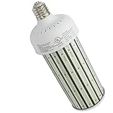 200W LED Corn Light Bulb E39 Mogul Base Cob Lamp 25,625 Lumens [1000W Metal Halide Replacement] for Industrial Retrofit High Bay Warehouse Garage Area Lighting UL Listed Cool White 6000K PC Cover DLC
