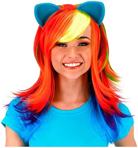 My Little Pony Rainbow Dash Costume Wig with Ears by elope