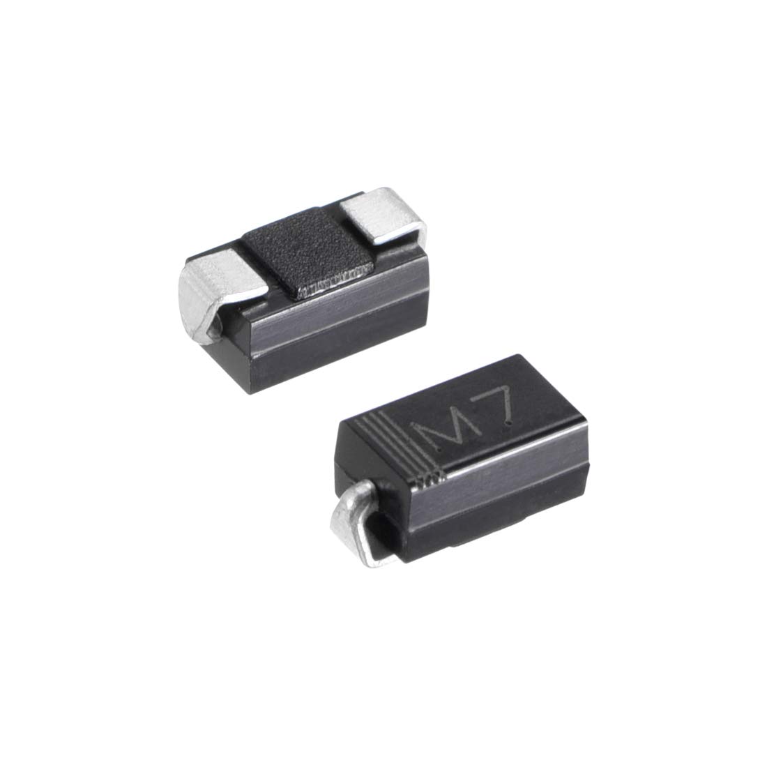 sourcing map Surface Mounted Devices Rectifier Diode 1A 1000V Electronic Silicon Diodes 80pcs for 1N4007 M7