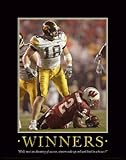 Iowa Hawkeye Football Motivational Poster Art Print 11x14 Nile Kinnick Stadium Herky