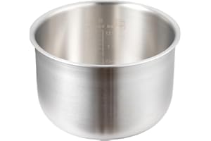 5L 316 Stainless Steel Inner Pot Compatible with Zojirushi NS-TSC18 Rice Cooker, Replacement Bowl Fits B363/B367, Thickened O
