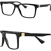 Versace VE3328 Non-Polarized Glasses for Men - Rectangle Acetate Frame with Temples, eShades Eyewear Kit Included